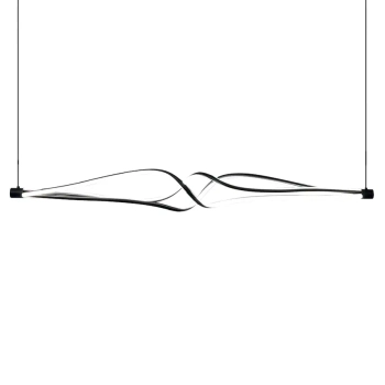 Metalowa lampa wisząca TWISTER ML1189 LED 56W 4000K czarna