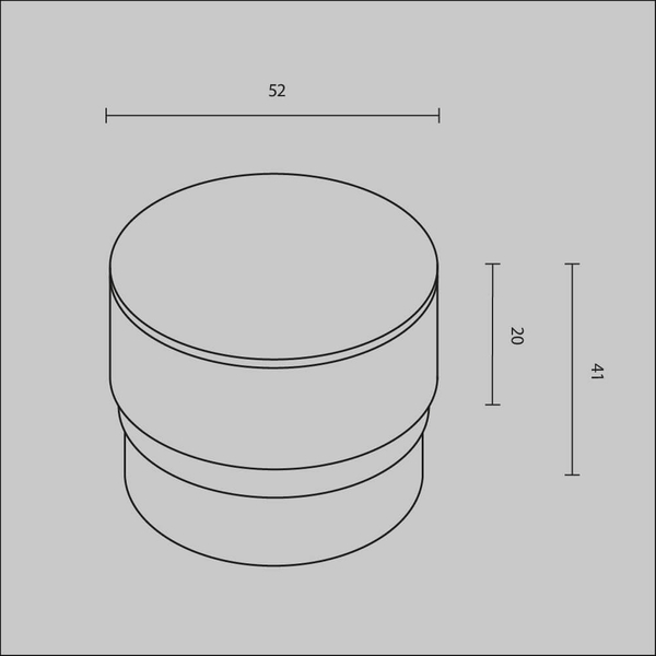 Dekoracyjny pierścień do lamp Focus RingSAcr-12-W Maytoni biały
