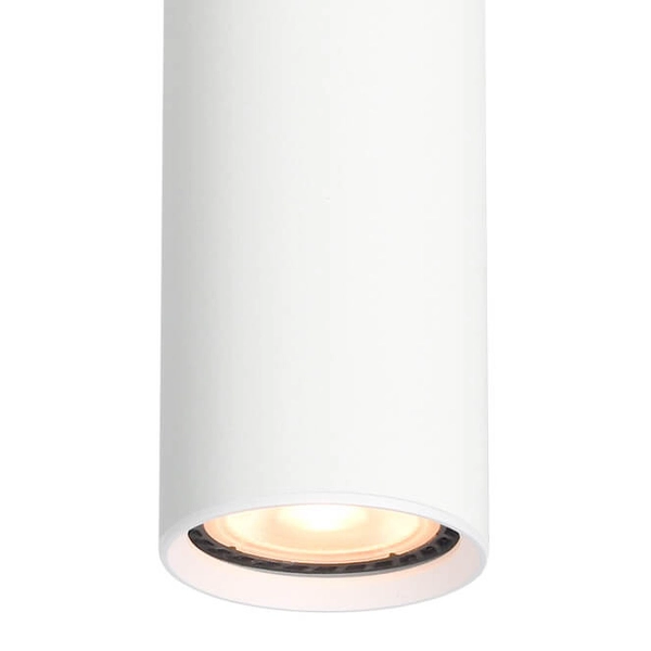 Lampa sufitowa Lopus CLN-48930-M-WH Italux tubka metalowa biała