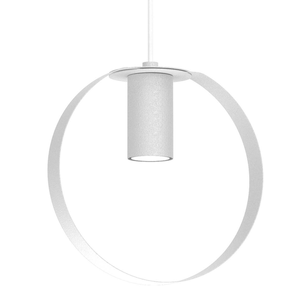 Lampa zwisowa okrągła ORTIGA 5042 Shilo metalowa biała