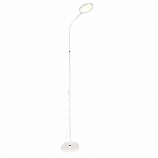 Regulowana lampa podłogowa SM-609-WH LED 10W 3000-6000K biały