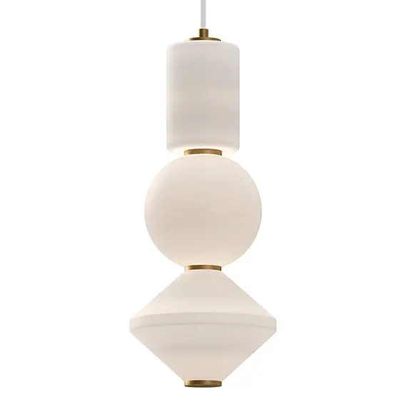 Wisząca lampa Bijou ALM-BIJOU-P3-GD LED 20W 3000K złota biała