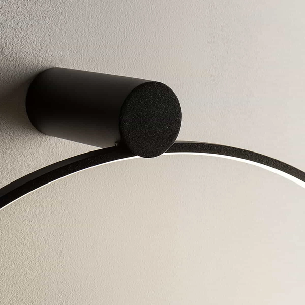 Lampa pierścieniowa ścienna Circolo 10815 Nowodvorski LED 21W 3000K czarna