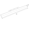 Magnetyczna lampa szynowa Dali M0001D LED 9,4W 3000K czarny