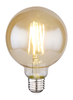 Bursztynowa żarówka 11526A E27 G95 LED 7W 2700K 700lm filament