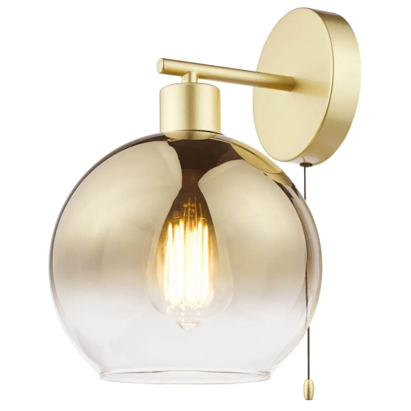 Naścienna lampa do przedpokoju Lycia LYC0735 szklane kule złoty