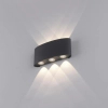 Grafitowa lampa ścienna Carlo LED 4,8W 3000K minimalistyczna
