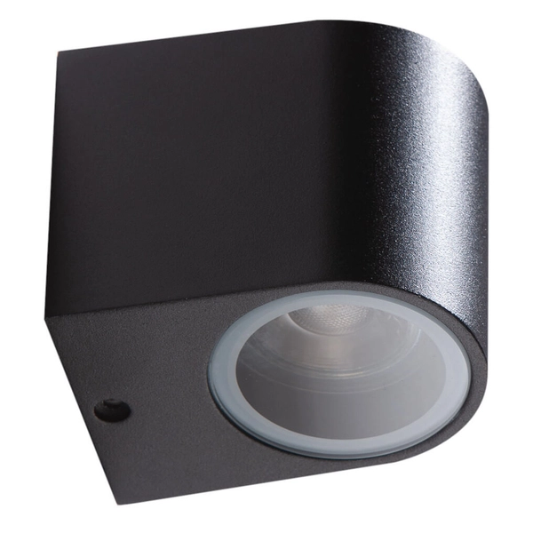 Czarny kinkiet na taras Rimini AZ4265 Azzardo IP54 lampa ścienna