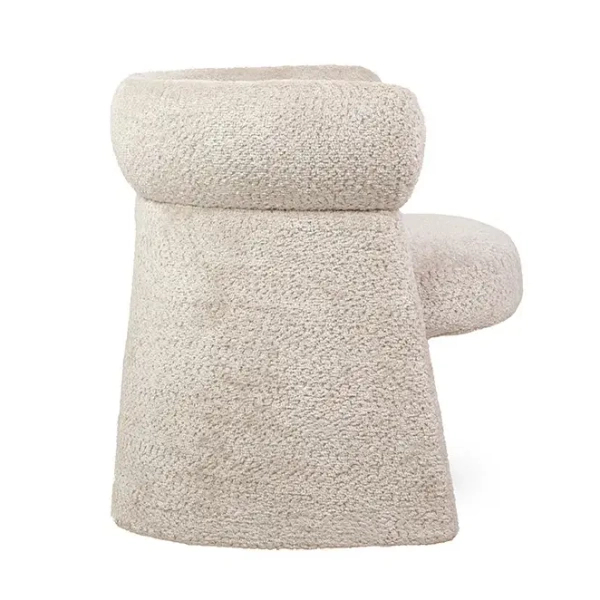 Nowoczesny fotel wypoczynkowy MADAME MM001501100359 beżowy tkanina 74cm