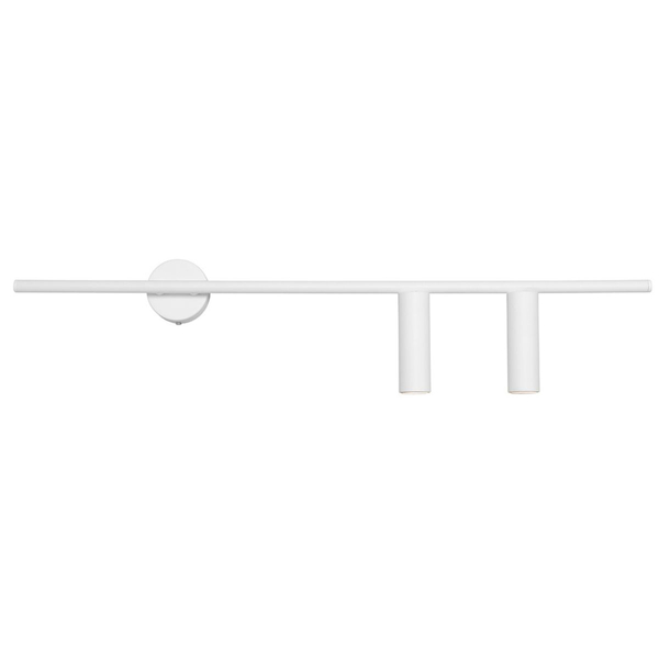 Minimalistyczny kinkiet Trevo 1104D_2 Aldex tuby dwonlight białe
