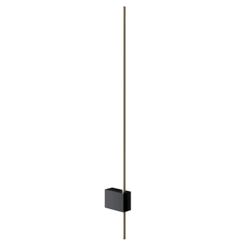 Naścienna lampa Pars C070WL-L6GB3K LED 6W 3000K podłużna złota