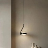Lampa wisząca ASTRID czarna przezroczysta AZ7196 1xLED 7W 3000K kula