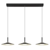 Zwisająca lampa potrójna Lampone 15635S-3 LED 24W 4000K czarny