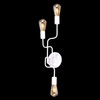 Ścienna lampa Peka K-4046 loftowe oprawki na żarówki białe