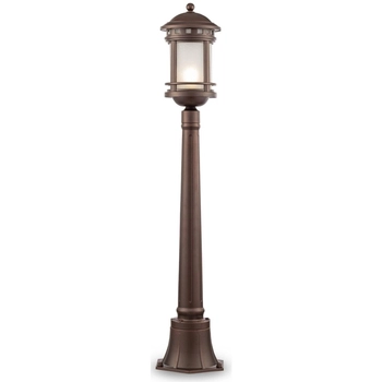 Lampa ogrodowa stojąca Salamanca O031FL-01BR retro brązowa