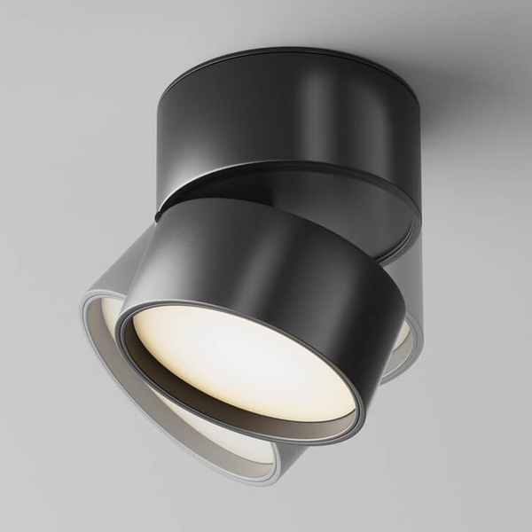 Regulowana lampa sufitowa Onda C024CL-L12B3K LED 12W 3000K czarna