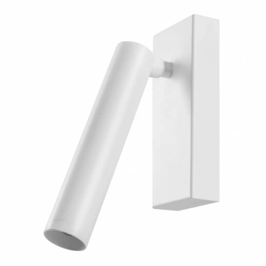 Minimalistyczny kinkiet ścienny Roll 50910101 Kaspa LED 4,2W 3000K z regulacją biały