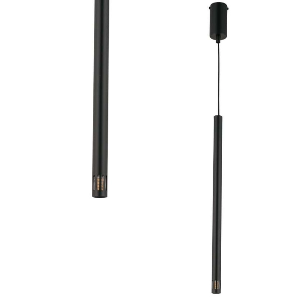 LAMPA wisząca SOPEL LASER 33225 Sigma metalowa OPRAWA modernistyczna ZWIS sopel tuba czarna