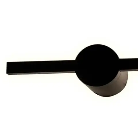 Minimalistyczna lampa ścienna Troy W90477-40BK Zumaline LED 6W 4000K czarny