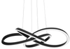 Wisząca lampa CHIAPAS LE42834 spirala salonowa LED 54W 3000K czarna