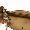 Lampa ścienna latarenki Ashland Bay QN-ASHLANDBAY4-NBR-BATH Quintiesse IP44 mosiądz