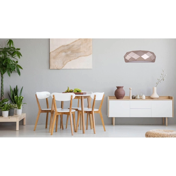 Półokrągła lampa ścienna Reus LP-8069/1W GD Light Prestige złota