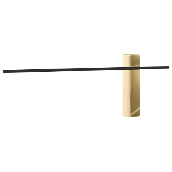 Złoty kinkiet do sypialni Bene Parette ścienna lampa LED 7W 3000K