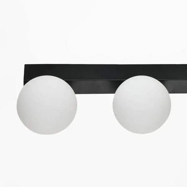Podłużna sufitowa lampa LUND W231102-3 LED 6W 4000K kule czarna