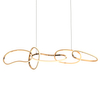 Wisząca lampa LED Cholet MD7361-5A-EGT Zumaline 56W 3000K nad stół złota