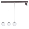 Metalowa wisząca lampa Tavira 41271 tuba do jadalni brązowa