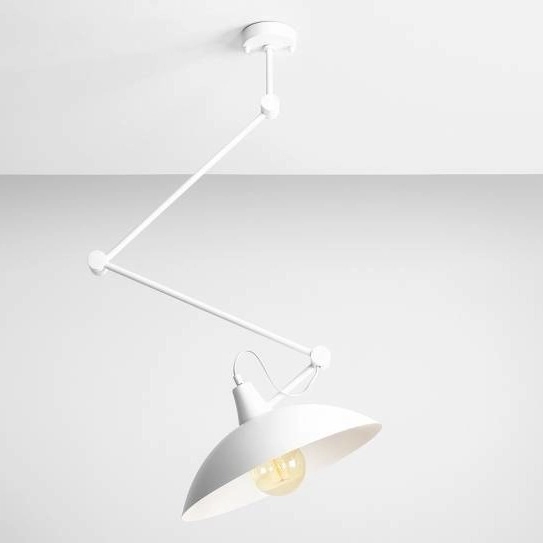 Regulowany wysięgnik MELOS 808PL_G Aldex sufitowy metalowy biały