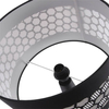 Stojąca LAMPA stołowa WANDA 03804 Ideus abażurowa LAMPKA ceramiczna wzorki czarna