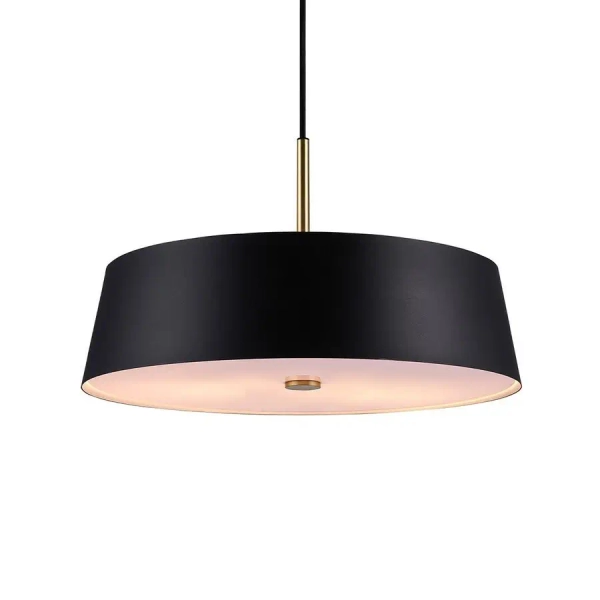 Salonowa lampa wisząca Clasi 2312623003 okrągła czarny