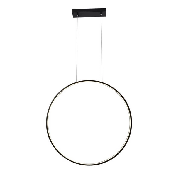 Ledowa lampa wisząca Agaro 5310 27W 3000K do przedpokoju czarna