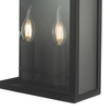Zewnętrzny kinkiet Vapor VAP5022 Dar Lighting do ogrodu IP44 czarny