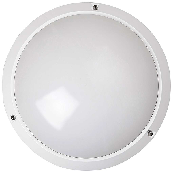 Zewnętrzna LAMPA sufitowa stropowa LENTIL 5810 Rabalux okrągła OPRAWA na taras kinkiet outdoor IP54 biały