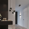 Kinkiet LAMPA ścienna SL.0057 metalowa OPRAWA przyścienna kostka cube czarna OUTLET
