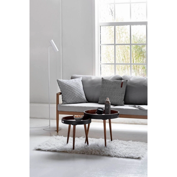 Podłogowa lampa tuba MIB 71704001 metalowa do salonu biały