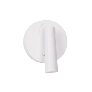 Regulowany kinkiet ścienny do salonu LAVONTO LE45528 LED 3W 3000K biały