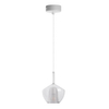Szklana lampa wisząca GRACE AZ6294 Azzardo przezroczysty biały
