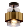 Lampa sufitowa Spiega 31-09487 Candellux tuba dymiona czarna mosiądz