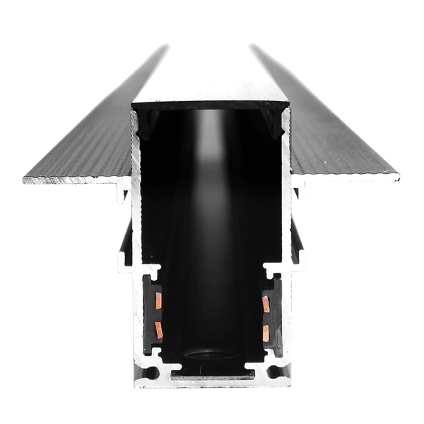 Szynoprzewód magnetyczny 3-fazowy 455 Domeno LED podtynkowy czarny