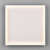 Kwadratowy plafon sufitowy Rotonda R64502932 RL Light LED 20W 3000K czarna
