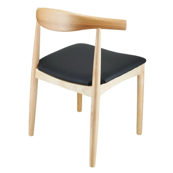 Skandynawskie krzesło Classy MH-003CH-N do kuchni drewniane czarne