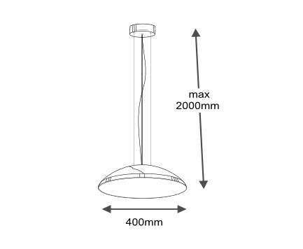 LAMPA wisząca WANTO 5521 Shilo okrągła OPRAWA zwis czarny