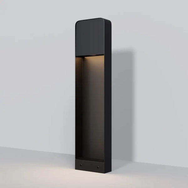 Zewnętrzne lampa stojąca Porte O481FL-L7B3K LED 7W 3000K IP54 czarny