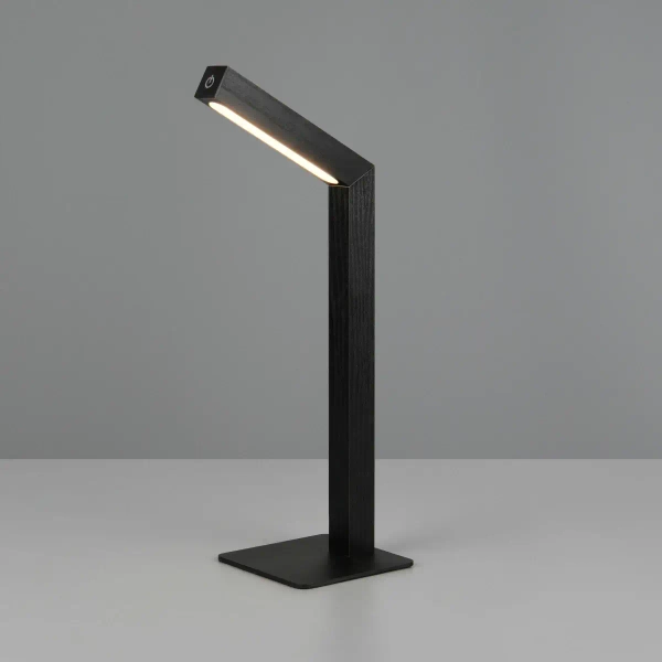 Stołowa lampka z drewna SKIP R55951132 LED 2W 3000K czarny