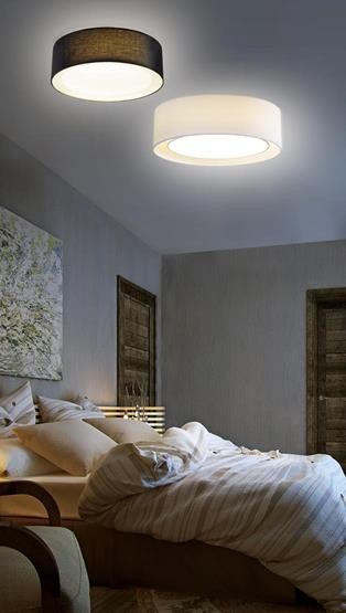 Czarna lampa pokojowa Milo AZ3331 nad stół okrągła minimalistyczna