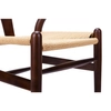 Jadalniane krzesło klasyczne Wishbone DC-541.DARK.BROWN ciemnobrązowe