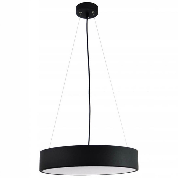 Wisząca lampa okrągła Cleo 137623690241 Team jadalniana nad stół czarna